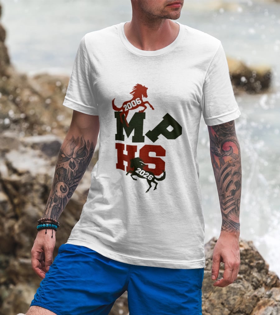 Morgan Park Mustangs MPHS 2006 2026 T-Shirt