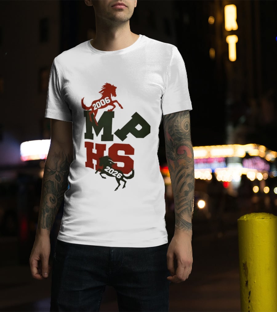 Morgan Park Mustangs MPHS 2006 2026 T-Shirt