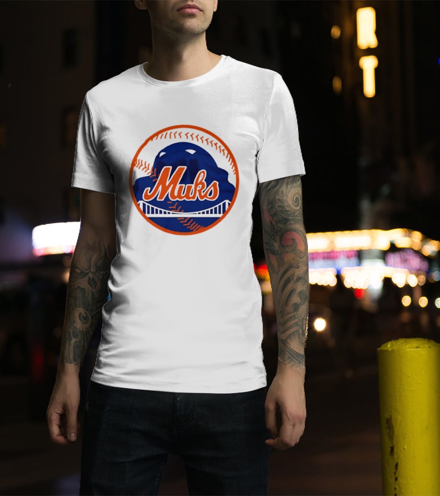 Muks New York Mets Baseball Team T-Shirt