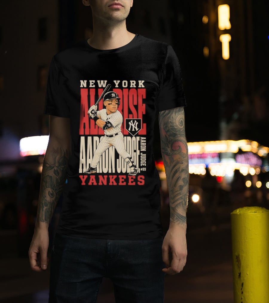 New York Yankees Aaron Judge 2026 Season Caricature T-Shirt