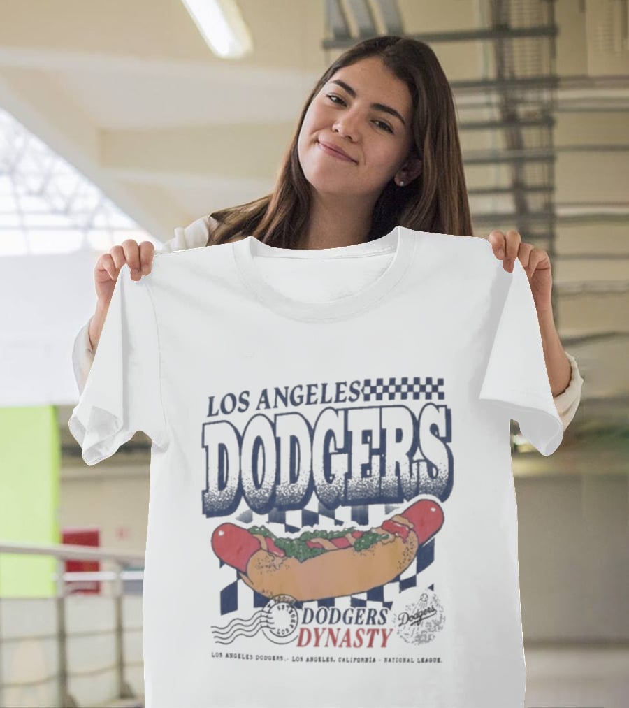 Los Angeles Dodgers Hot Dog Dynasty T-Shirt
