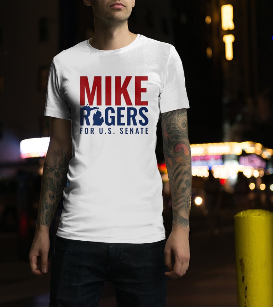 Mike Rogers Michigan For US Senate Election T-Shirt