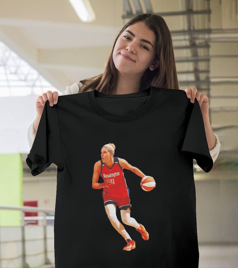 Elena Delle Donne Washington Mystics Basketball Hall Of Fame Player 11 T-Shirt