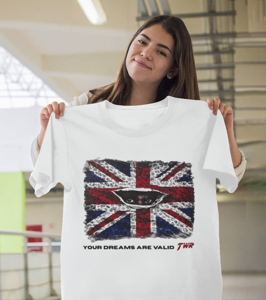 Your Dreams Are Valid TWR Union Jack Eyes T-Shirt