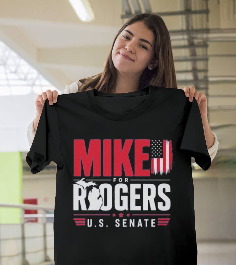 Mike Rogers U.S. Senate Campaign American Flag T-Shirt