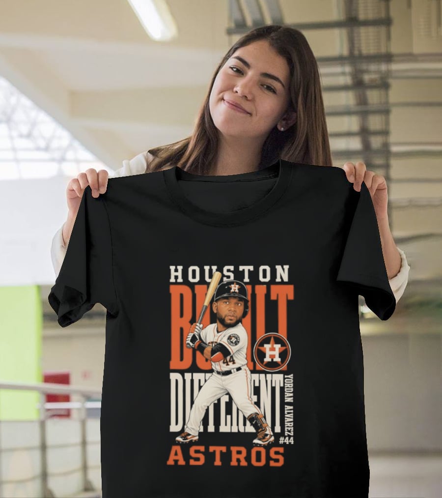 Houston Built Different Astros Yordan Alvarez #44 T-Shirt