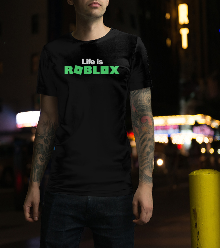 Life Is Roblox Gaming Meme DJ Akademiks T-Shirt