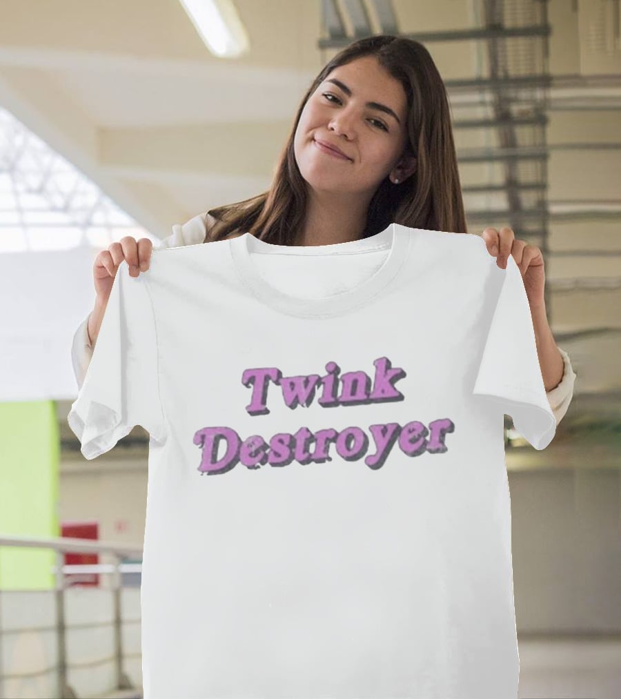Twink Destroyer Bold Pink T-Shirt