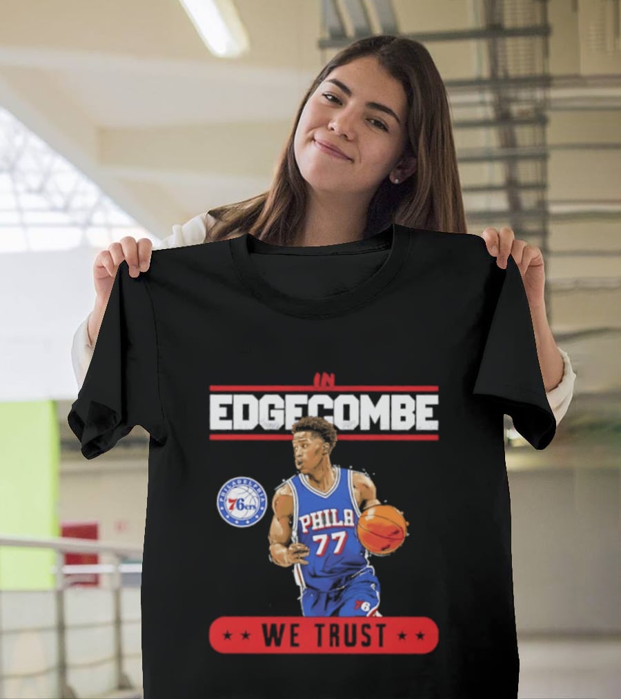 Philadelphia 76ers VJ Edgecombe In Edgecombe We Trust T-Shirt
