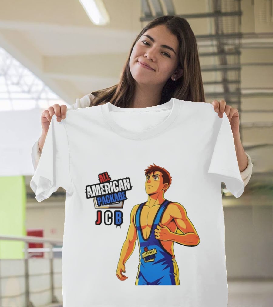 All American Package JCB Anime Wrestler T-Shirt