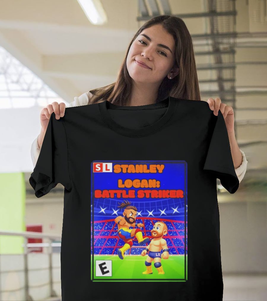 Stanley Logan Battle Striker Wrestling Game Cover T-Shirt