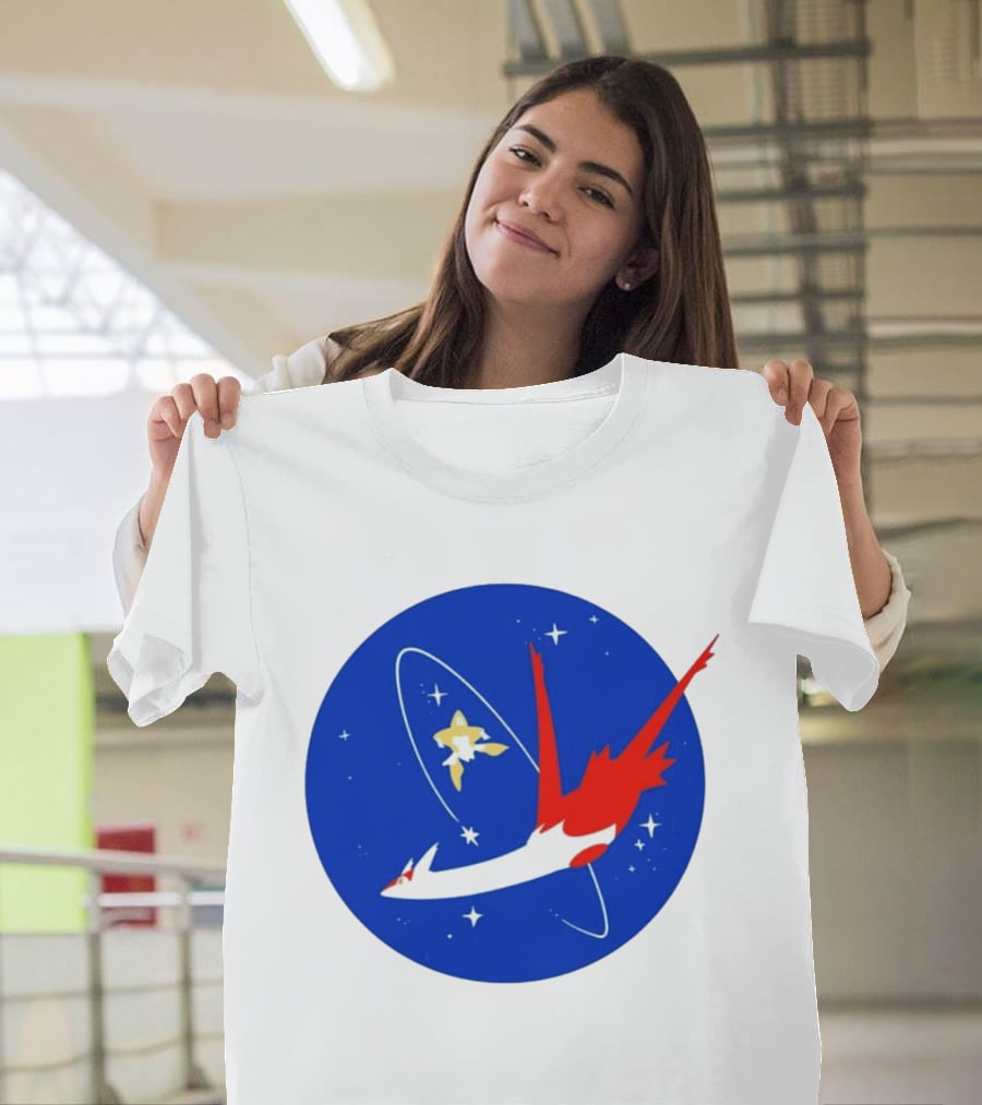 Latias Jirachi Cosmic Voyage In Space T-Shirt