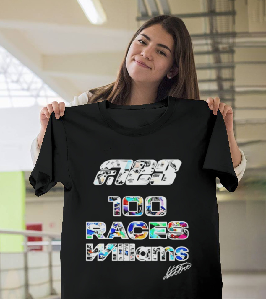 Alex Albon 23 100 Races Williams T-Shirt