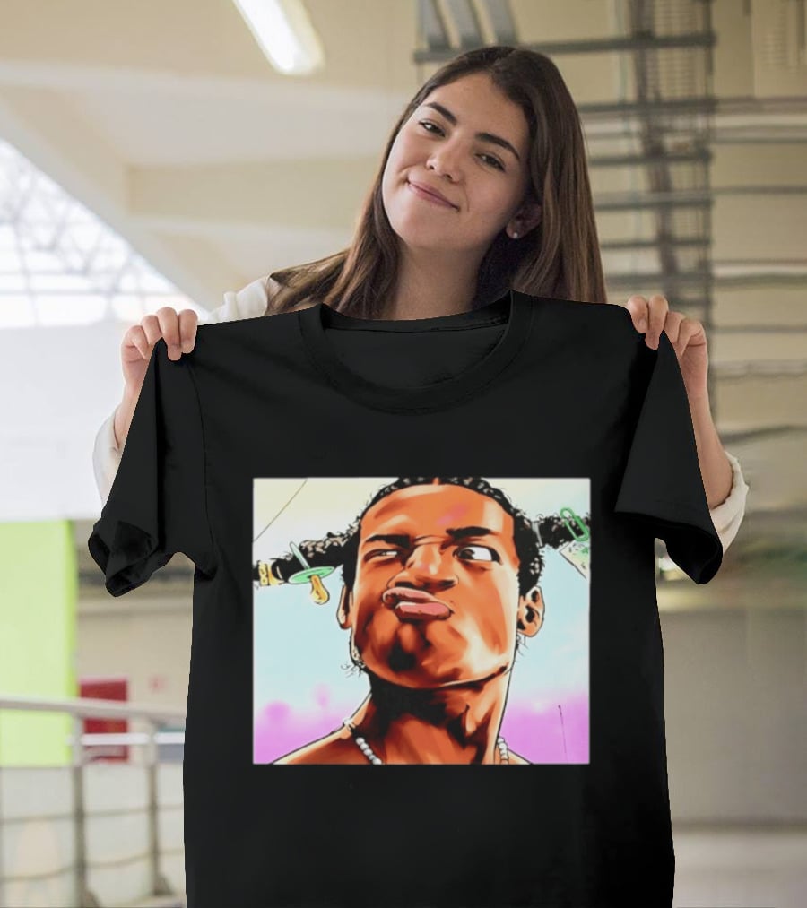 ASAP Rocky Hip Hop Rap Mob Pouty Face Meme T-Shirt