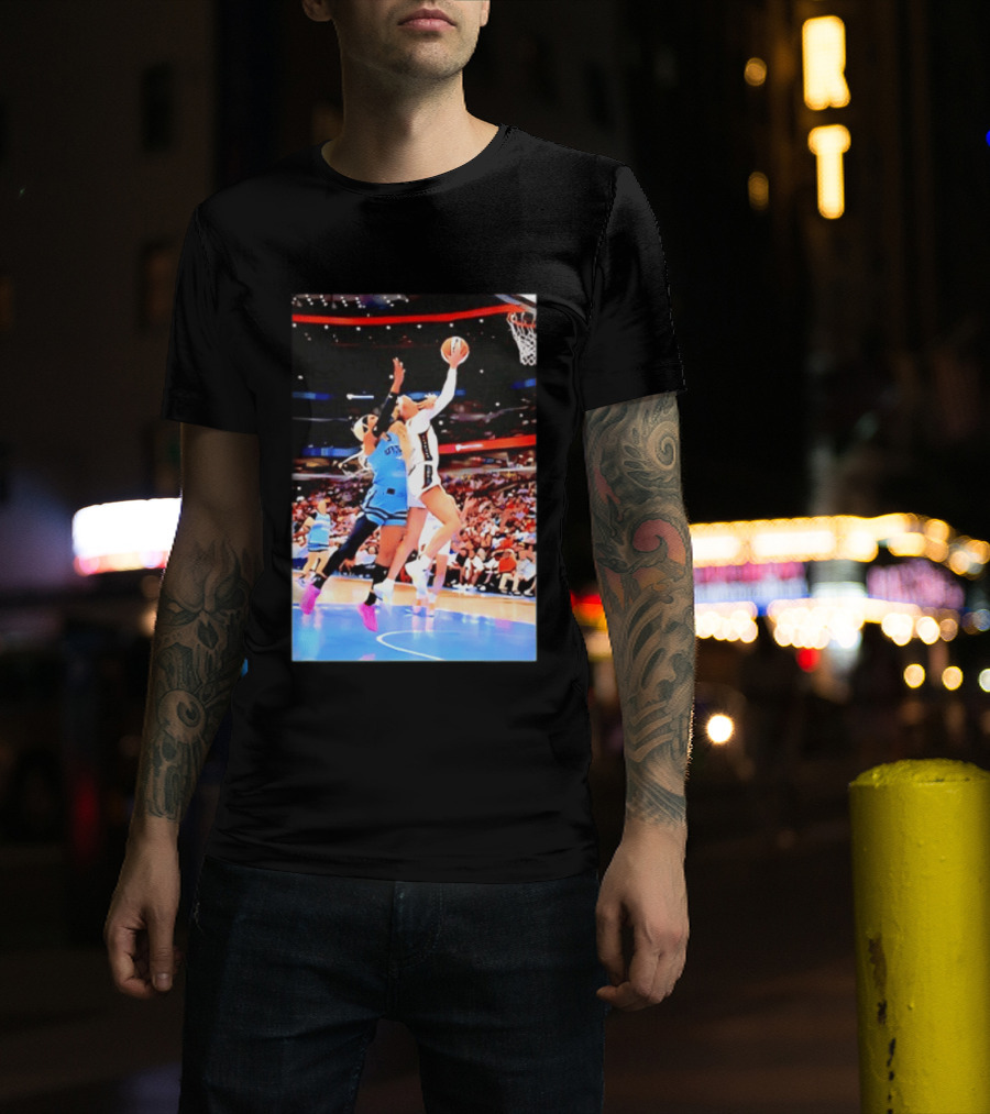 Caitlin Clark Indiana Fever Gameplay Action WNBA Basketball Competition T-Shirt
