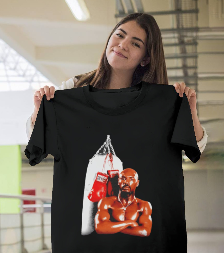Marvelous Marvin Hagler With Cleto Reyes Boxing Gloves Iconic Champion T-Shirt