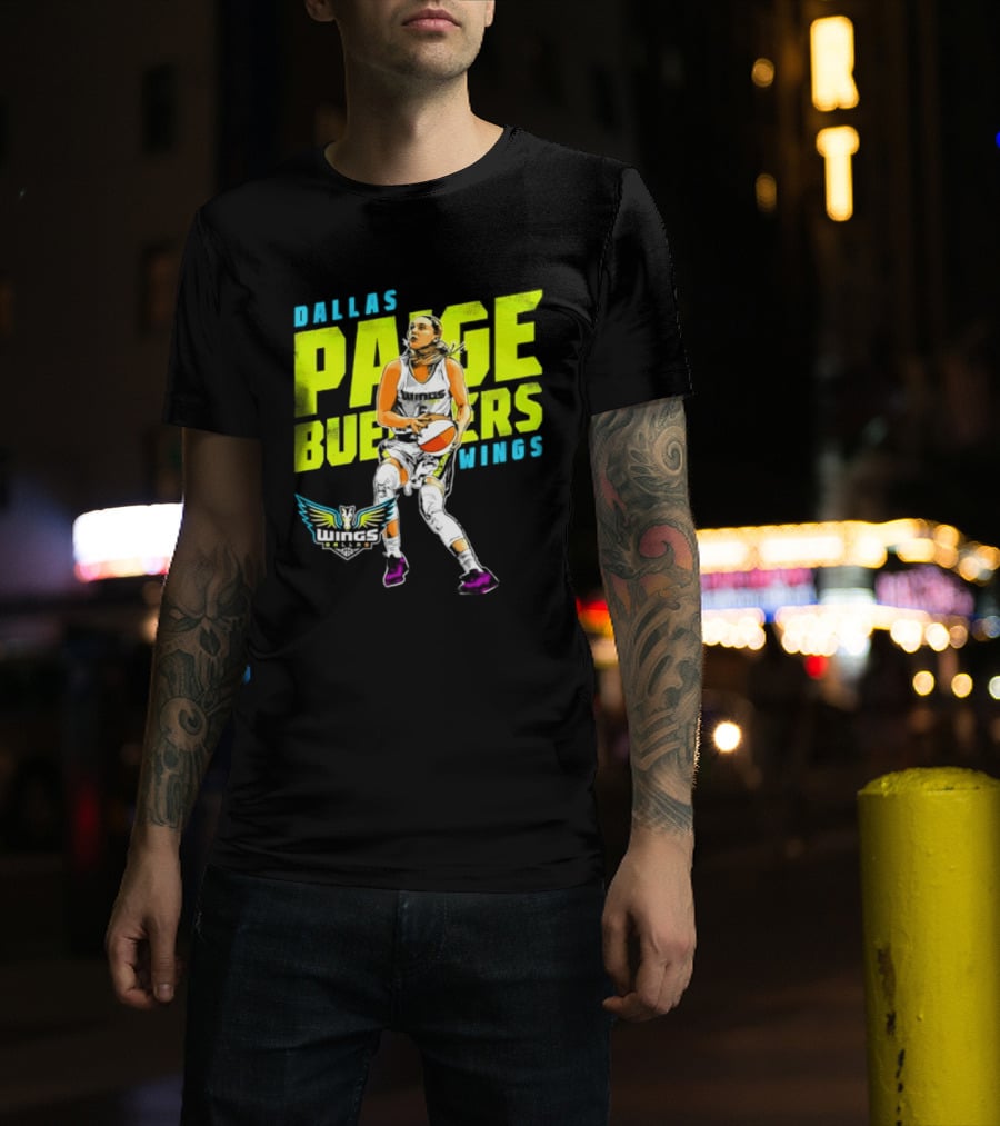 Dallas Wings Paige Bueckers WNBA Basketball Player T-Shirt