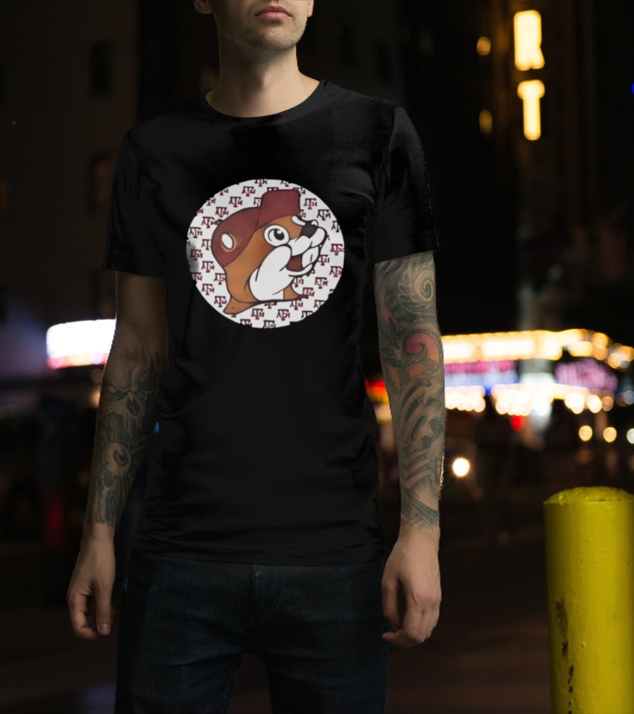 Texas A&M X Buc Ee's Unique TX Football Mashup Two Sided T-Shirt