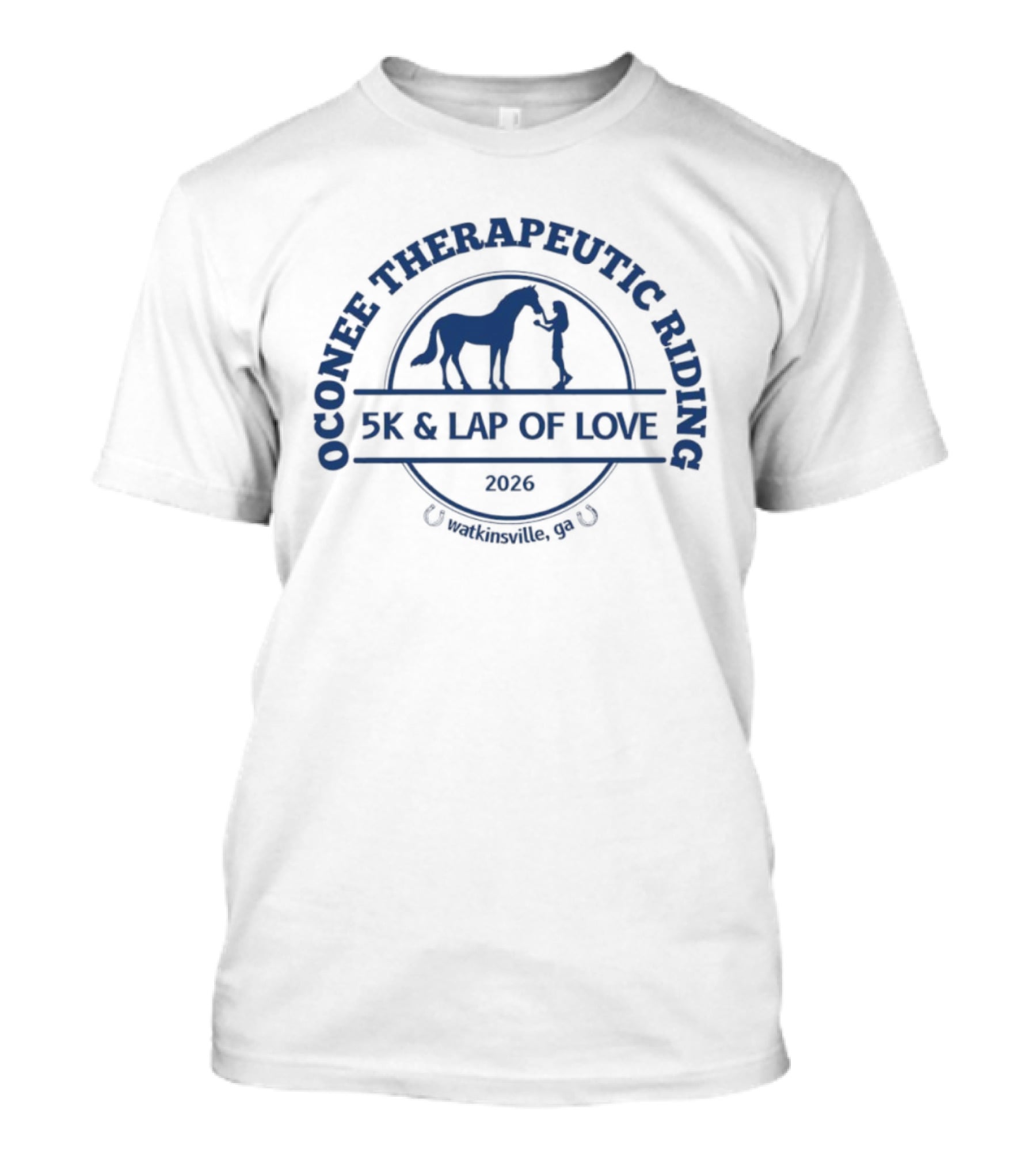 Oconee Therapeutic Riding 5K & Lap Of Love 2026 Watkinsville GA Horse And Friend T-Shirt