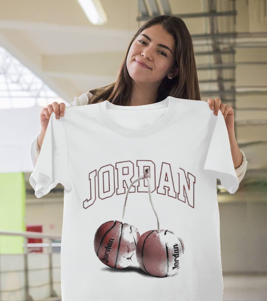 Jordan Cherry Basketball Established 1984 T-Shirt