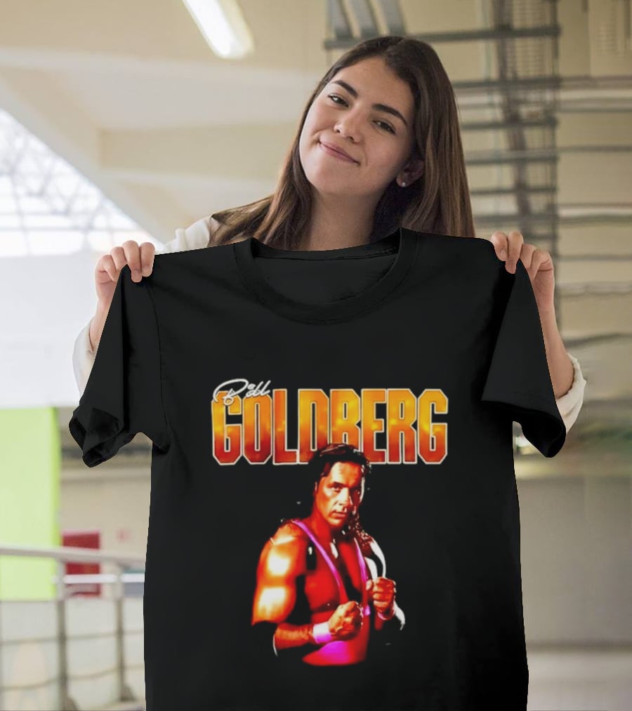 Bill Goldberg Bret Hart Portrait Wrestling Legends T-Shirt