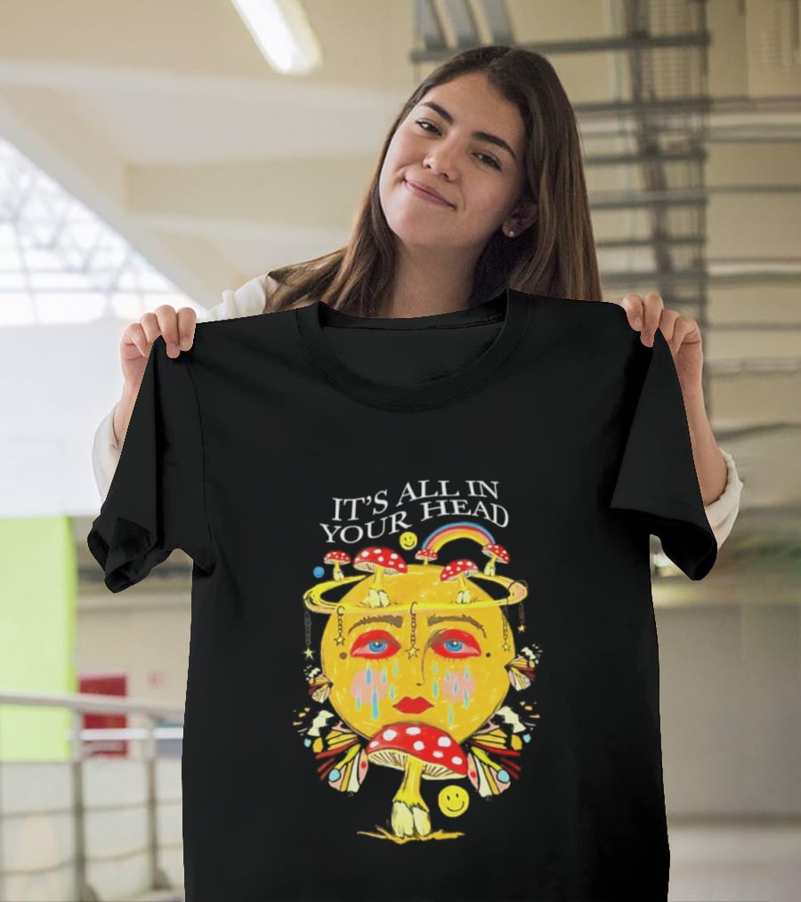 It's All In Your Head Mushroom Psychedelic T-Shirt