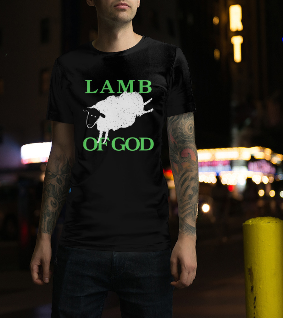 Lamb Of God Heavy Metal Band Metalcore Sheep Image T-Shirt