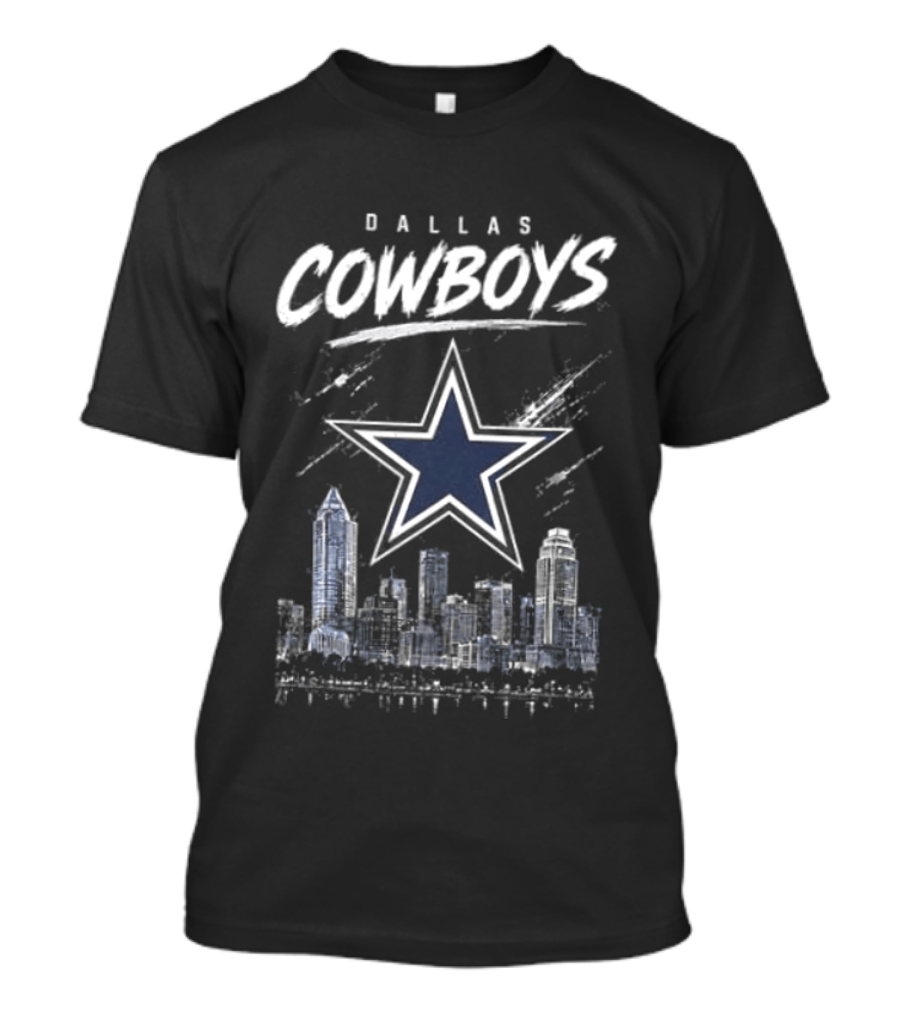 Dallas Cowboys Skyline Helmet America's Team Pride Legacy Glory 2026 Season T-Shirt