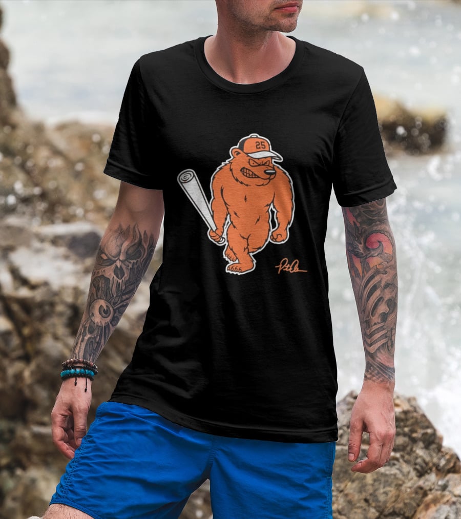 Polar Bear Pete 25 Baltimore Orioles MLB 2026 Season T-Shirt