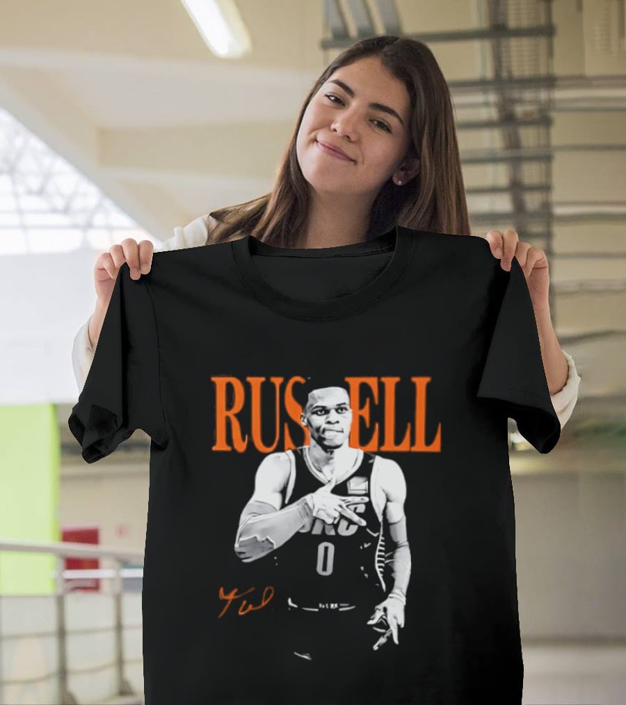 Russell Westbrook Oklahoma City Thunder 0 Basketball Fan T-Shirt