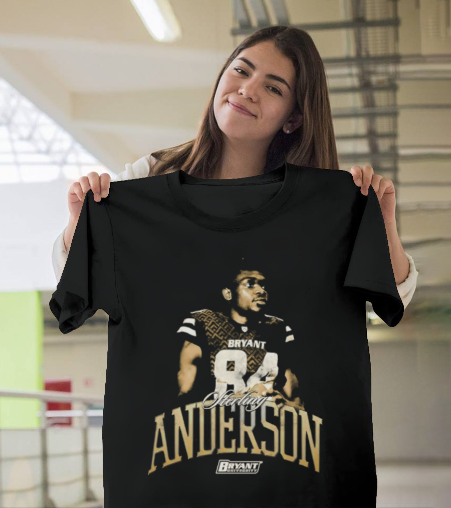 Bryant University Bulldogs Sterling Anderson 84 Player T-Shirt