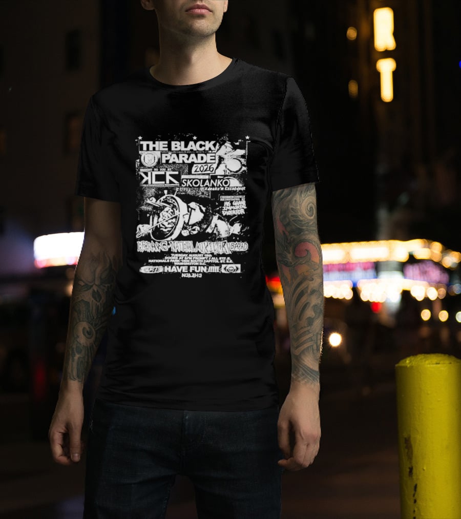 The Black Parade 2026 Briraag National Auxiliary Bayad Presented By Skolanko T-Shirt