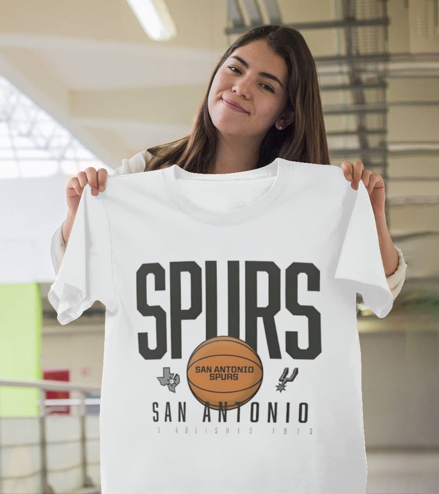 San Antonio Spurs Established 1973 Basketball Texas T-Shirt