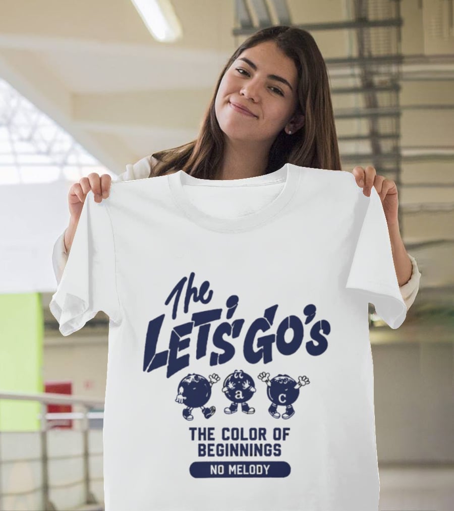 The Let's Go's The Color Of Beginnings No Melody Music T-Shirt