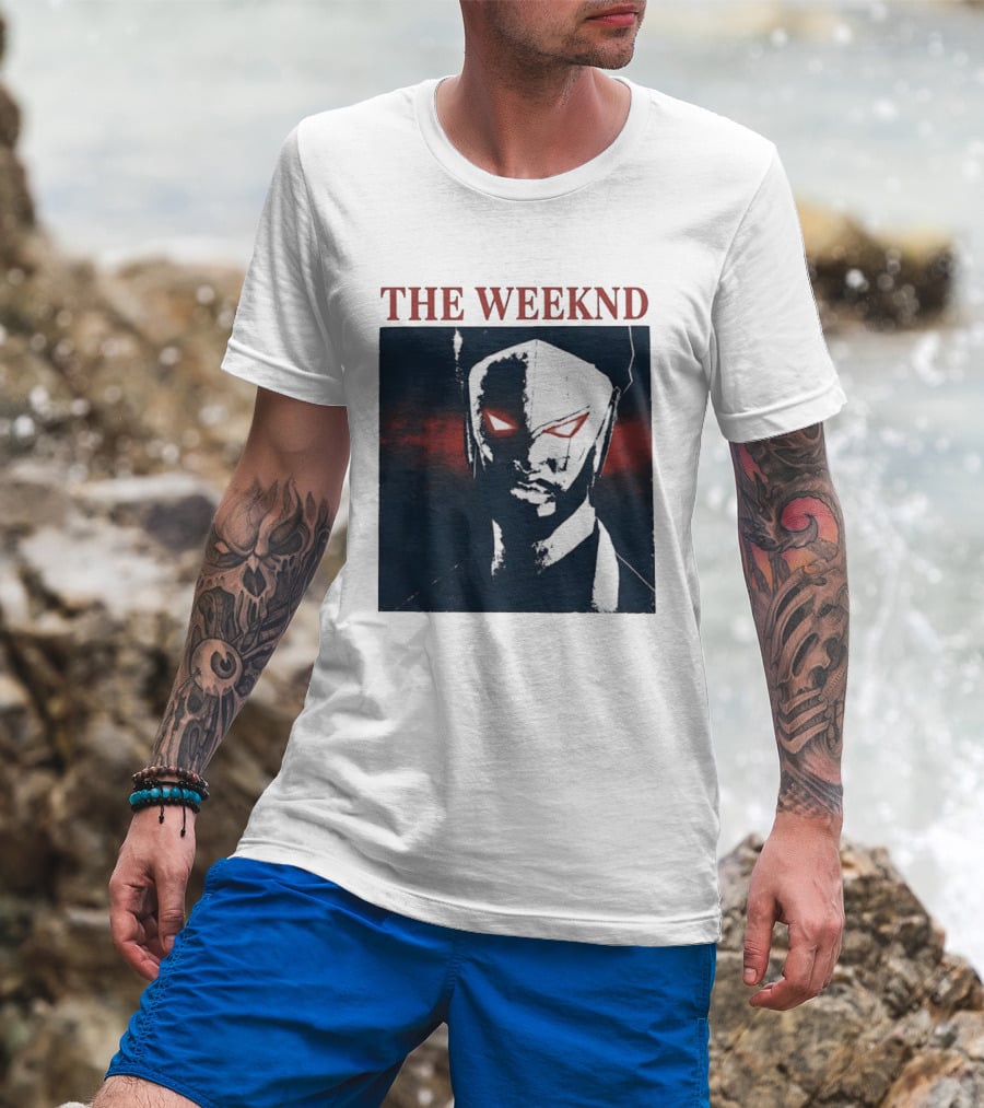 The Weeknd Suda51 Mask Concept Art London August 2026 T-Shirt