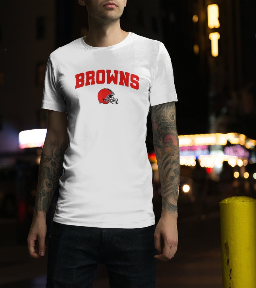 Cleveland Browns 2026 Season This Gardener Loves The Browns Helmet Football T-Shirt