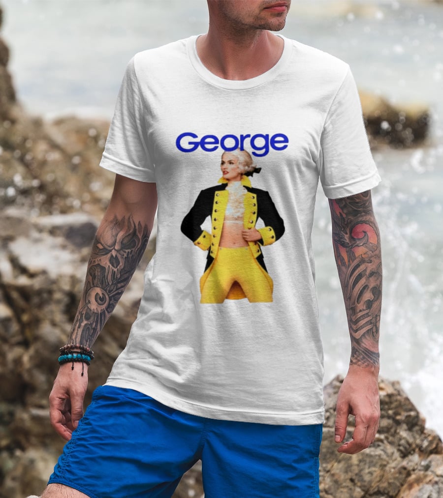 George Founding Fathers Historical Costume Colonial Attire T-Shirt