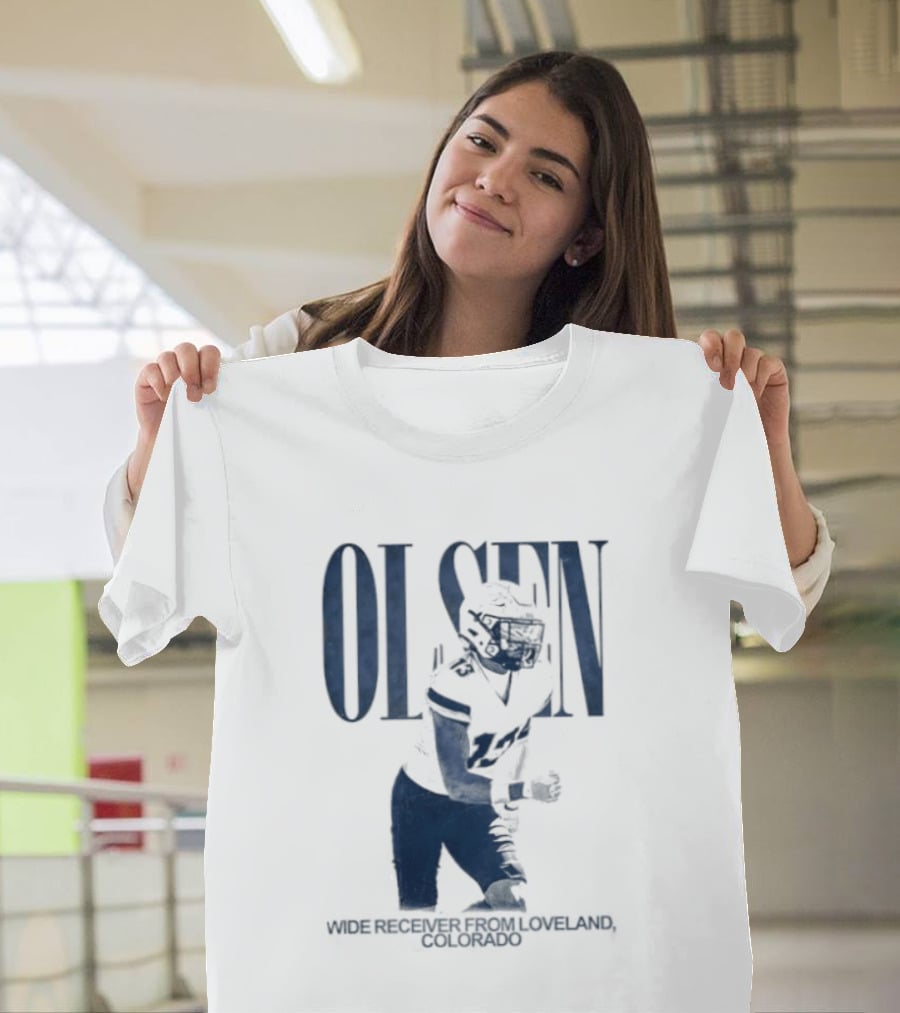 Olsen Wide Receiver Loveland Colorado Player Football T-Shirt