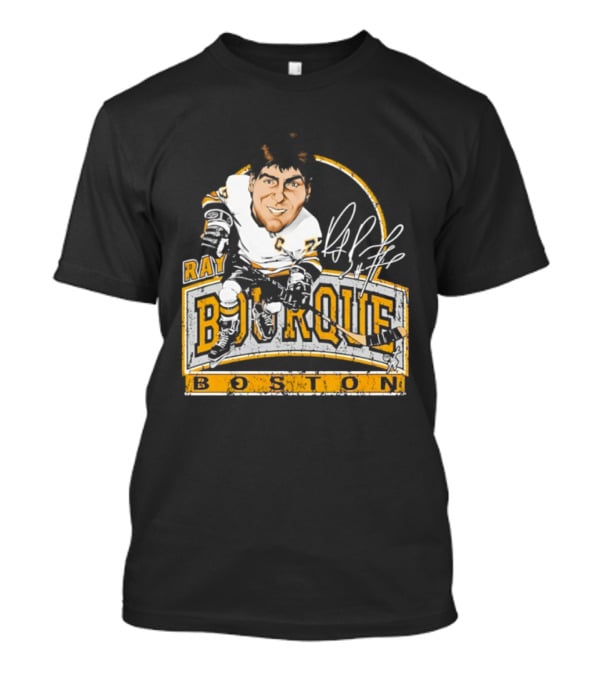 Ray Bourque Boston Bruins Hockey Bruce Stark Caricature T-Shirt