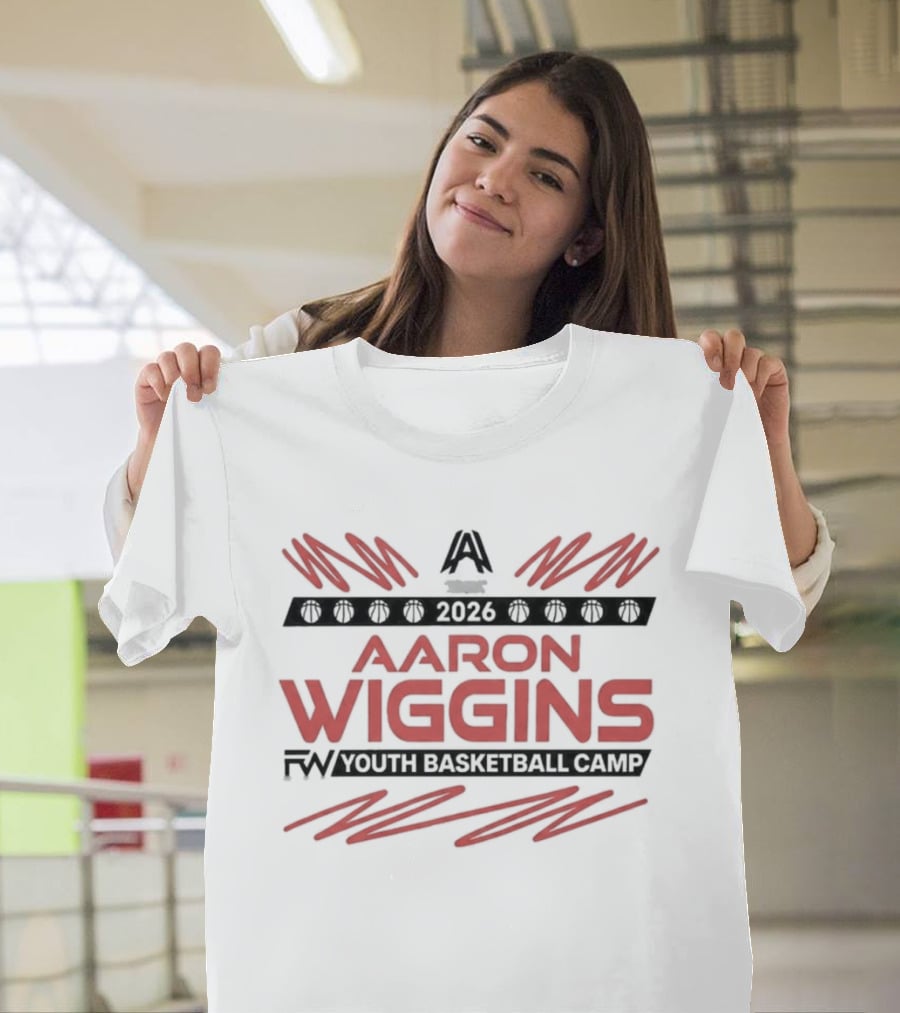 Aaron Wiggins 2023 Youth Basketball Camp T-Shirt