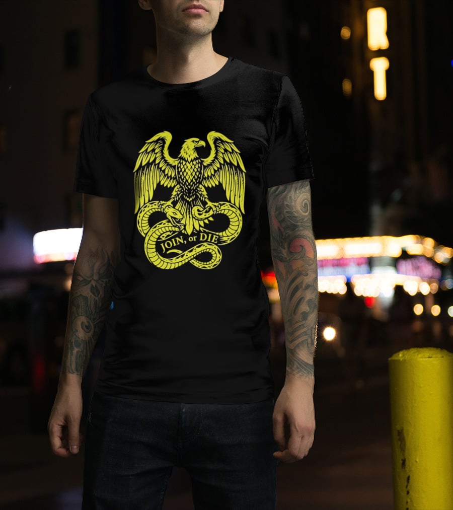 Join Or Die Eagle Snake T-Shirt