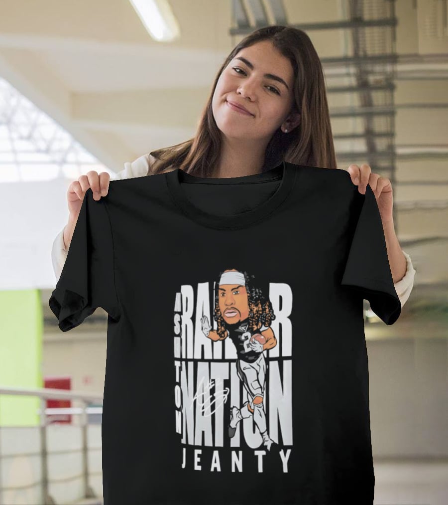 Las Vegas Raiders Raider Nation Ashton Jeanty Caricature T-Shirt