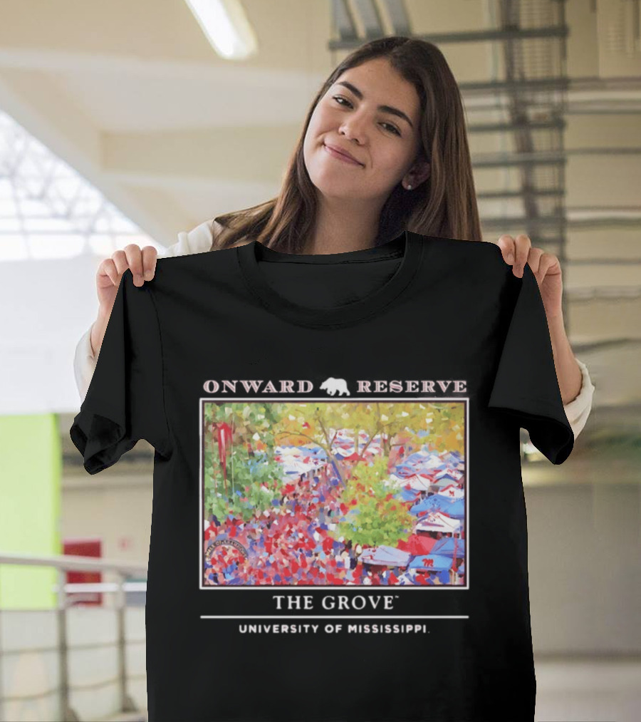 Onward Reserve The Grove University Of Mississippi Tailgate Scene T-Shirt