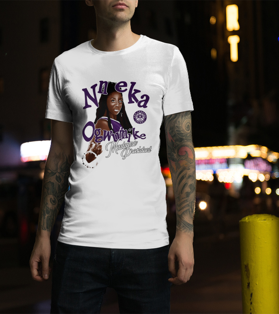 Nneka Ogwumike Madame President Los Angeles Sparks T-Shirt