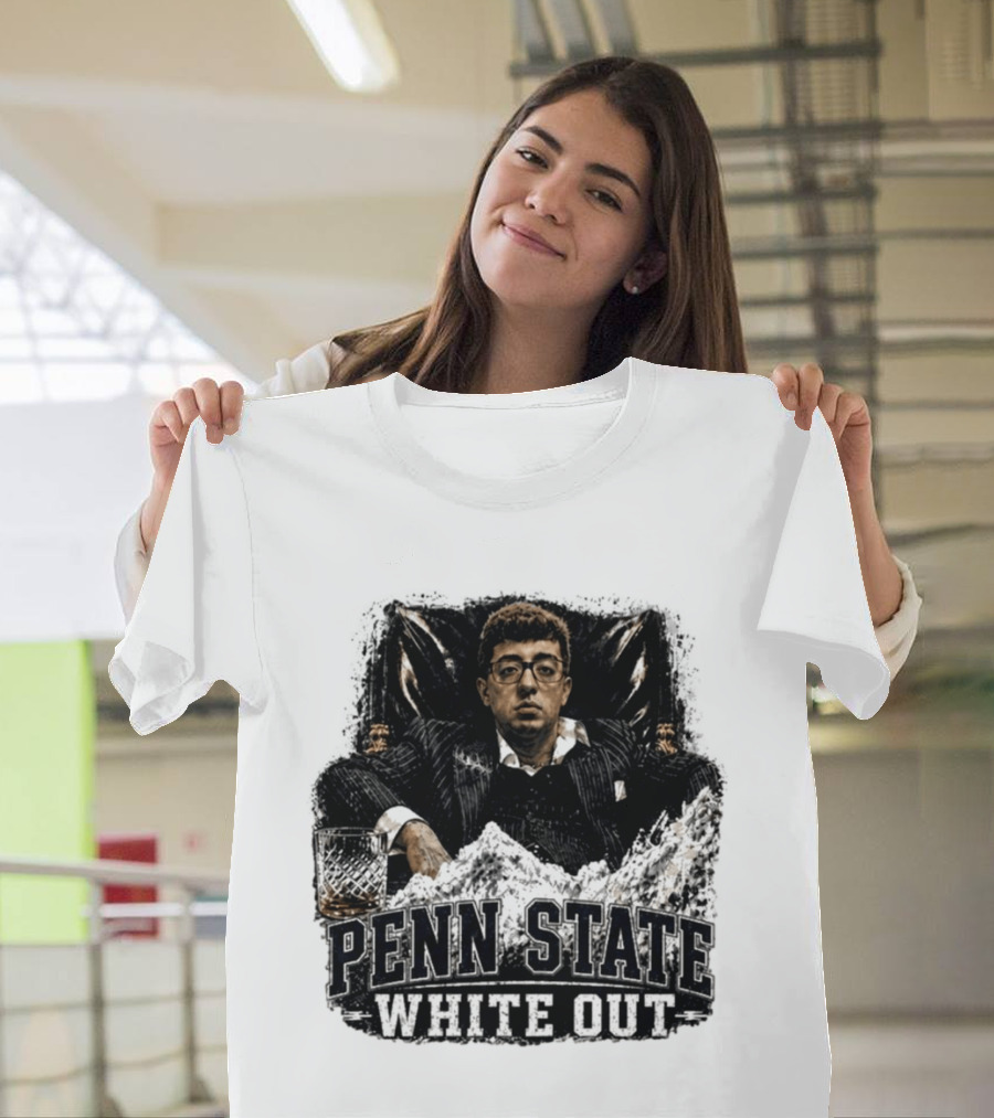 Penn State White Out Pablo Pledge Escobar Mountain Scene T-Shirt