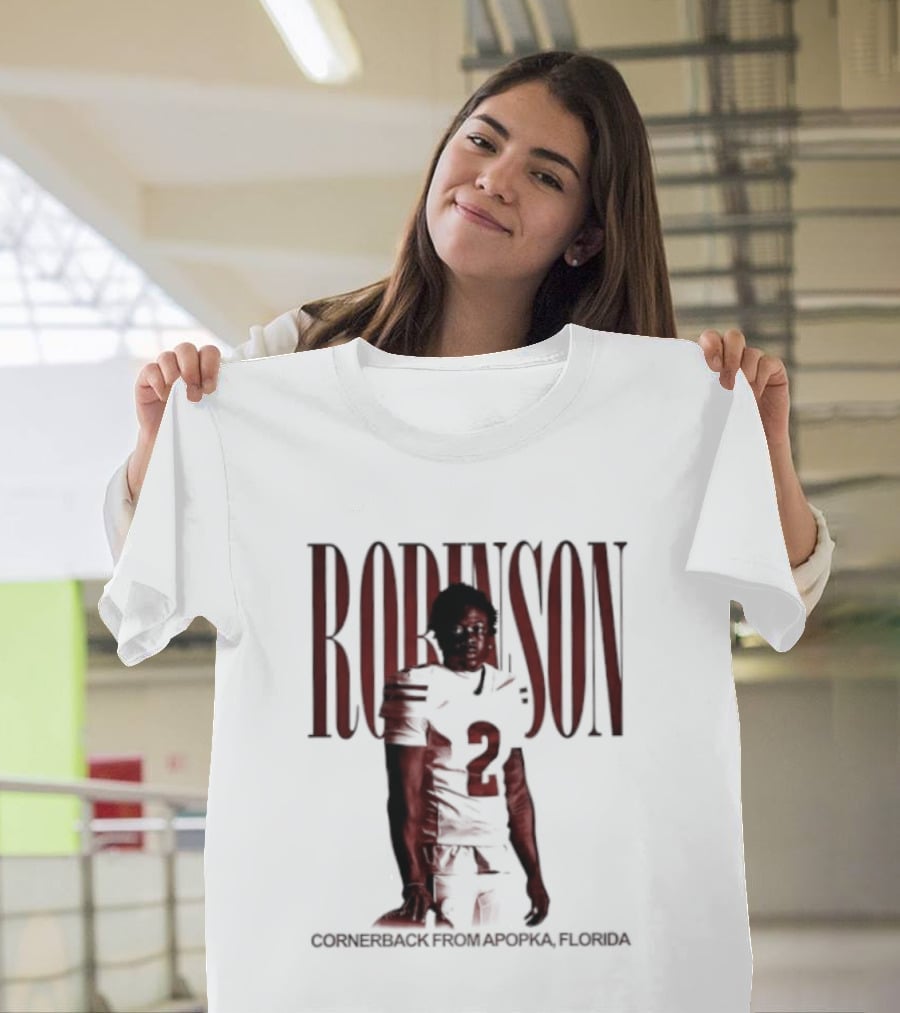 Robinson Football Cornerback From Apopka Florida T-Shirt