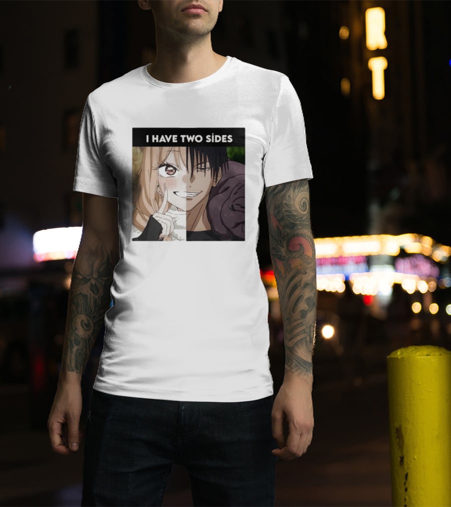 I Have Two Sides Toji Fushiguro And Marin Kitagawa Manga Characters T-Shirt
