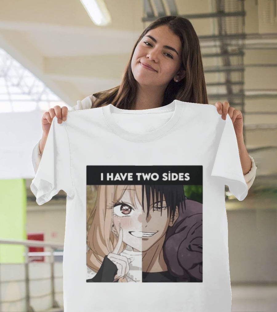 I Have Two Sides Toji Fushiguro And Marin Kitagawa Manga Characters T-Shirt