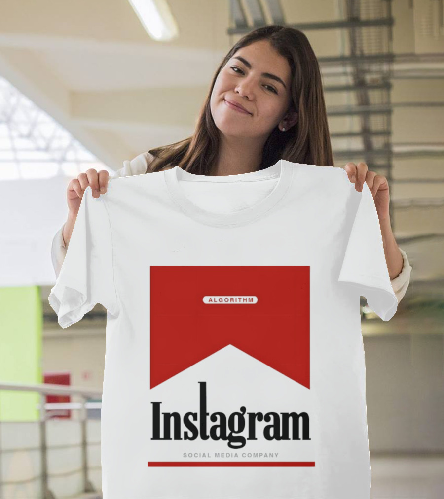 Instagram Social Media Company Algorithm Marlboro T-Shirt
