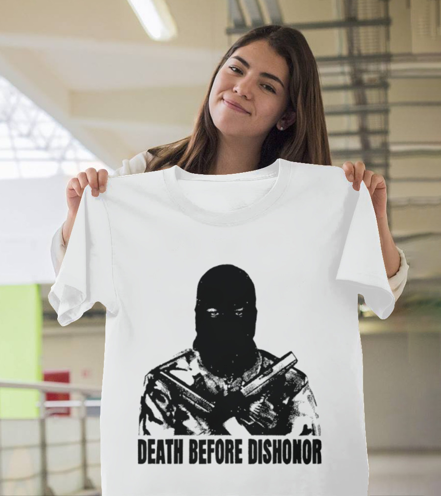 Death Before Dishonor Military Tactical Soldier T-Shirt